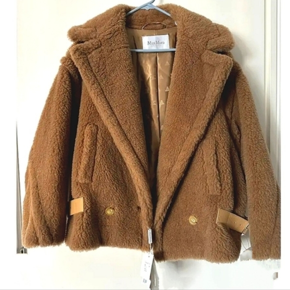 🌹Max Mara Teddy  Biker Jacket - Picture 9 of 13